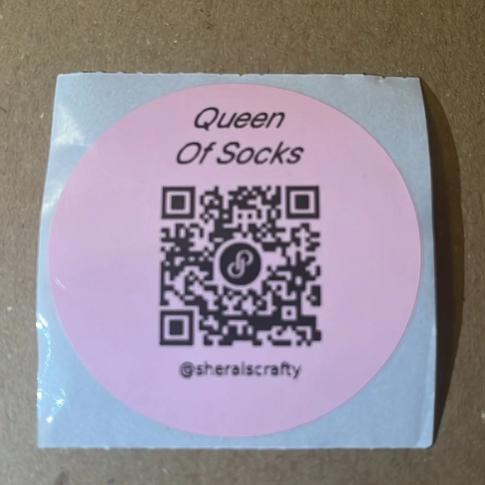 (50) 2” Qr Code Stickers 15 Colors Available